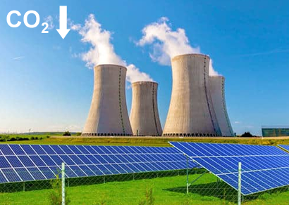 decreasing carbon emission with solar energy